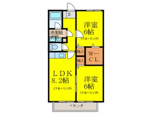 カルム・コーノの物件間取画像